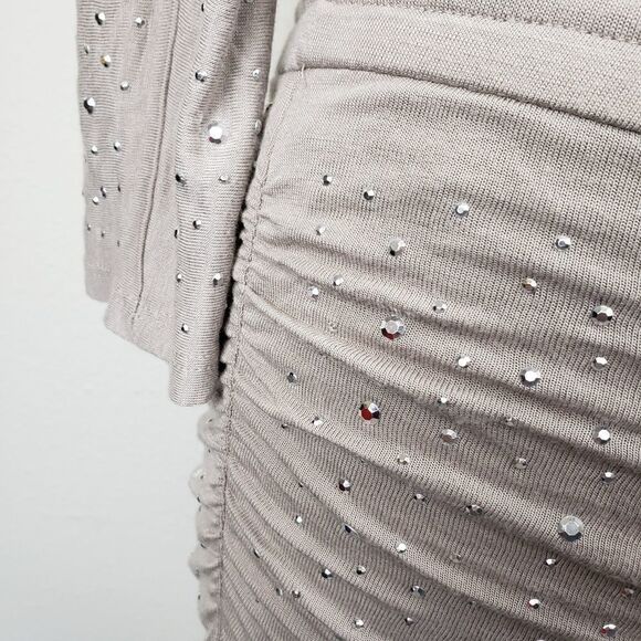 International concepts taupe dress stretchy dress - Picture 7 of 8